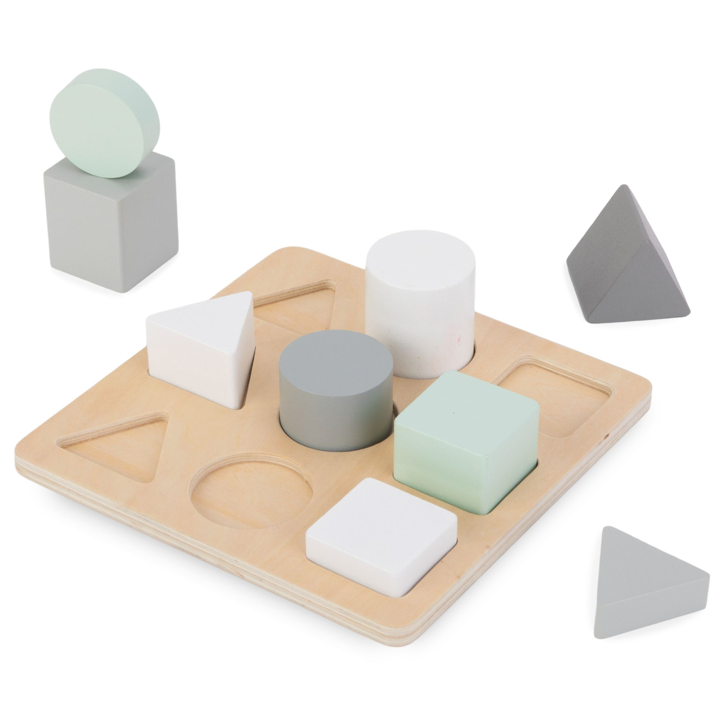 Lesena sestavljanka - Sorter - Tri figure