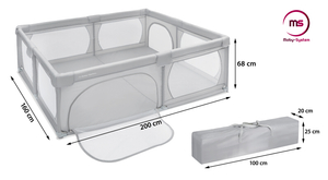 Velika igrala 200 cm x 160 cm - otroško igrišče, suhi bazen