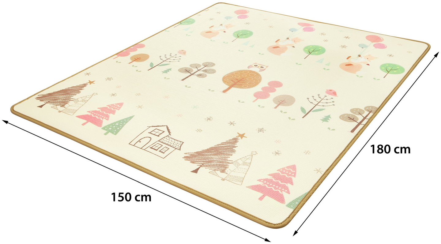 Dvostranska podloga iz pene XXL - zvitek 1 CM (gozd in gore)