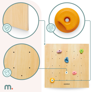 Lesena plezalna stena za otroke