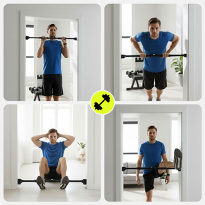 Nastavljiva palica za dvigovanje HyperMotion 74–100 cm, 200 kg, črna