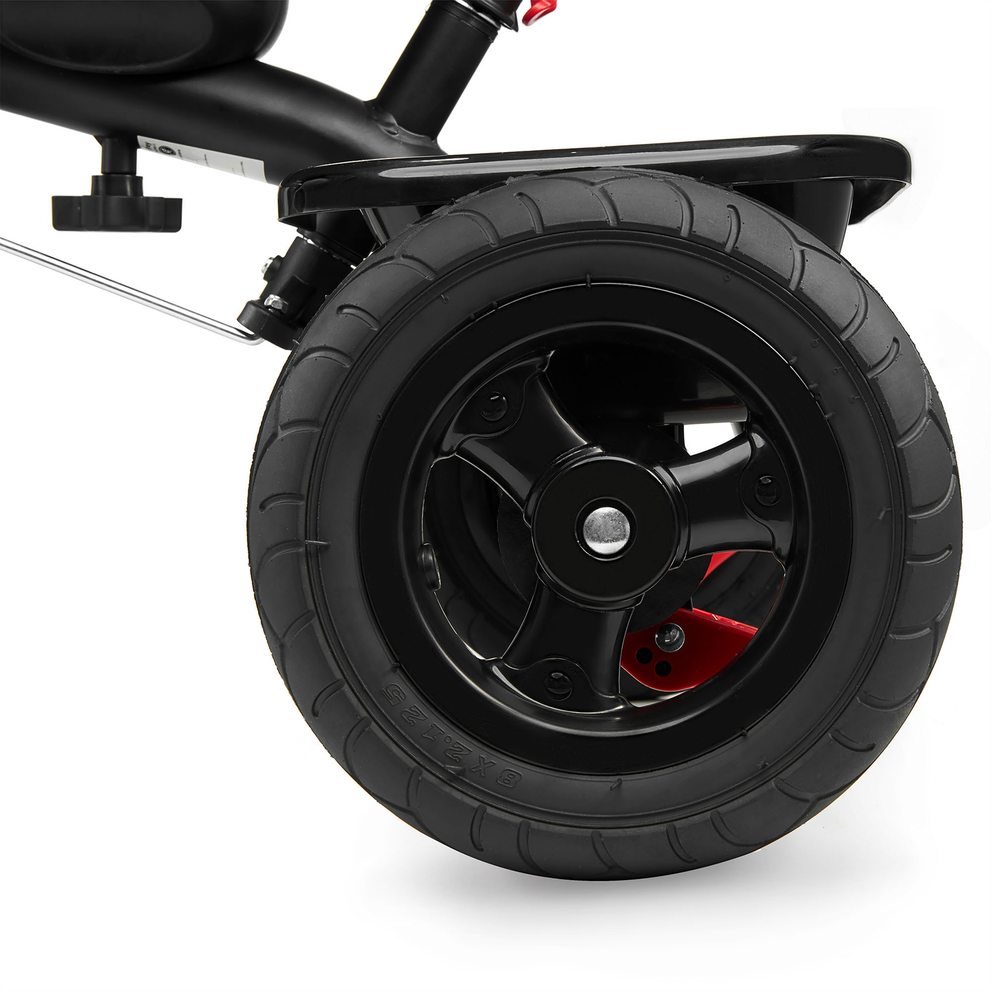 Tricikel za otroke od 1 do 4 let - TOBI FREY - siva barva - vrtljiv - kolesa s črpalko + tlačilka