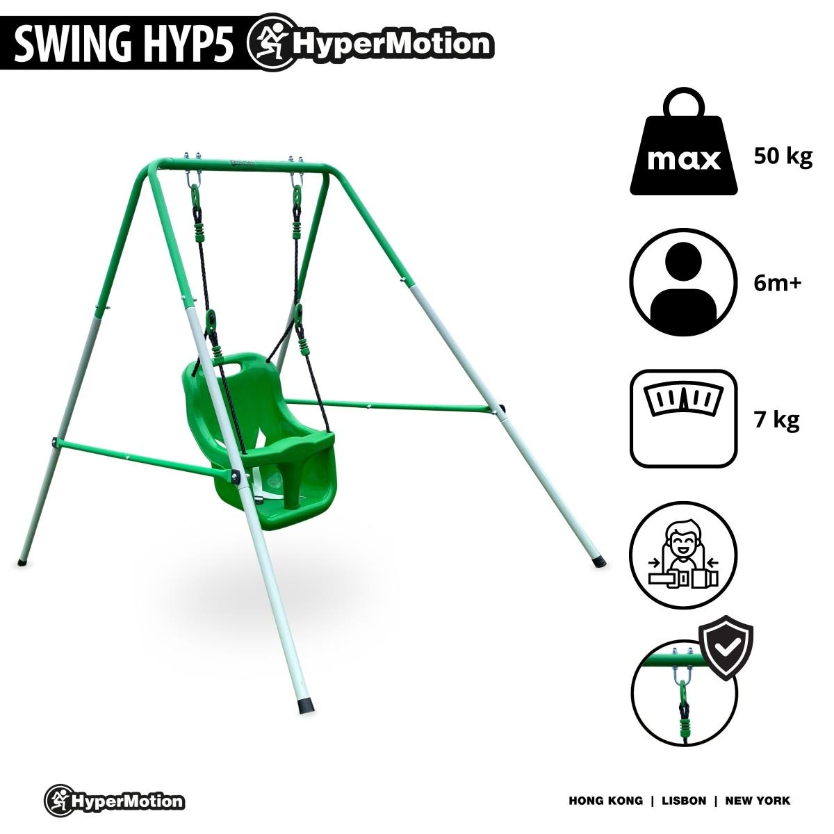 Gugalnik za dojenčke in malčke z varnostnim pasom