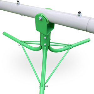 Vrtna gugalnica 2 v 1, ravnotežna gred za 2 osebi s 360-stopinjskim vrtiljakom