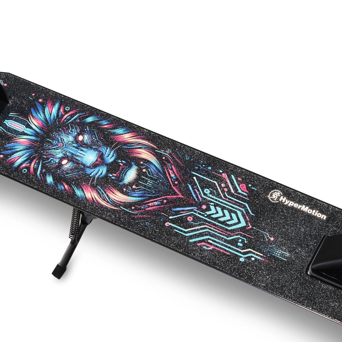 Dvokolesni skuter za mlade odrasle - z blažilnikom - Hypermotion CITY SWIFT Digital Lion - 100 kg