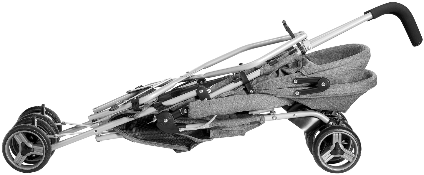 Lahki otroški voziček, Moby-System Barton barva: siva