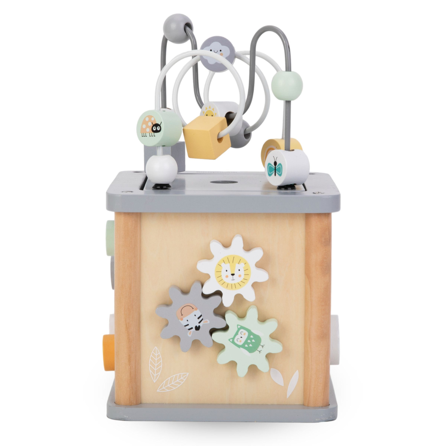 Montessori lesena izobraževalna kocka - motorična zanka