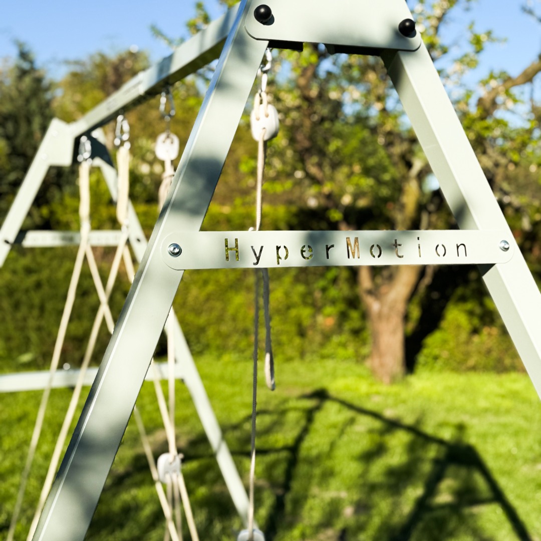 Jekleni okvir za vrtno gugalnico ali visečo mrežo