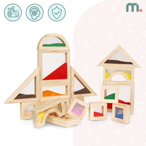 Leseni senzorični bloki - 18 kosov