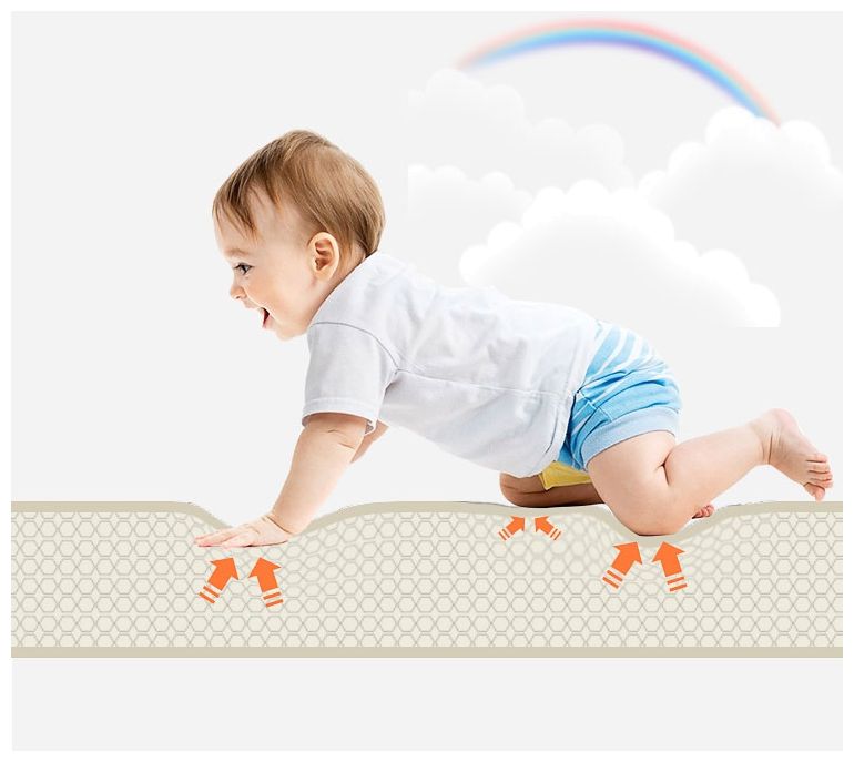 Dvostranska podloga iz pene XXL - zvitek 1 CM (gozd in gore)