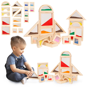 Leseni senzorični bloki - 18 kosov