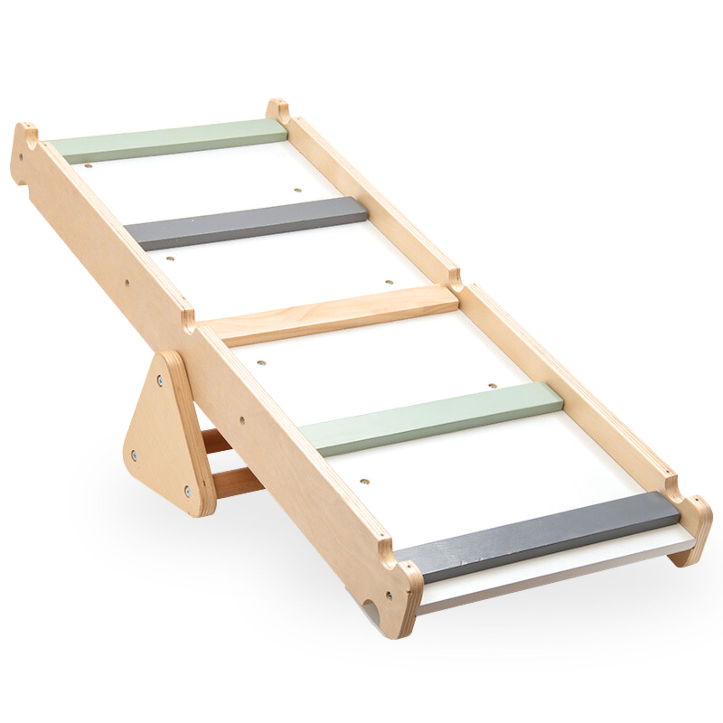 Leseno, domače otroško igrišče - lestev + plezalna stena + ravnotežna gred - Piklerjev trikotnik