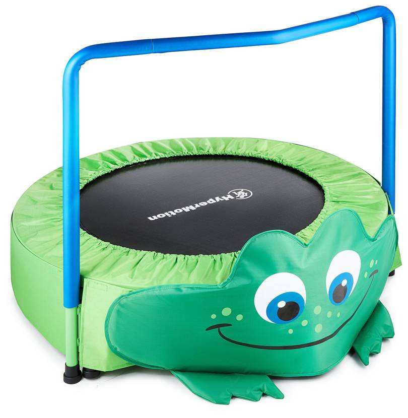 Frog - mini trampolin za otroke - z ročajem - največ 50 kg - 91 cm - za dom in vrt