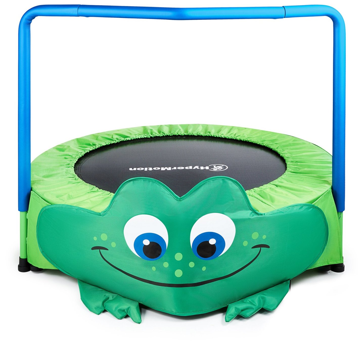 Frog - mini trampolin za otroke - z ročajem - največ 50 kg - 91 cm - za dom in vrt